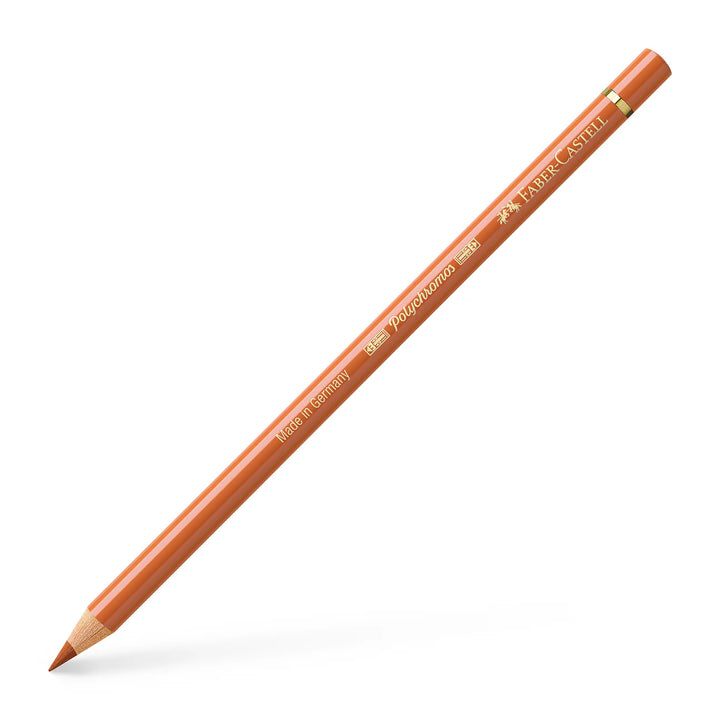 Faber-Castell Polychromos Colour Pencil 187 Burnt Ochre Box Of 6 - A110187