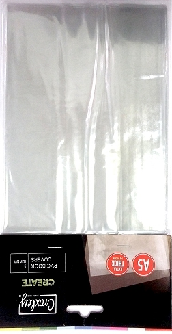 Croxley Book Cover A5 PVC 140 Mic 5Pk - BOO6199