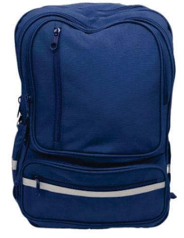 School Mate Laptop Division Backpack Navy - BAG 176 navy