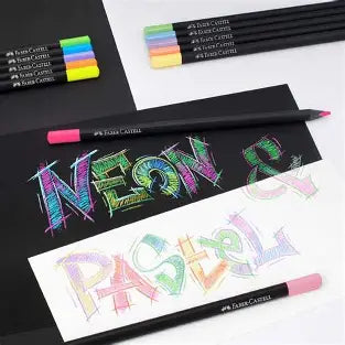 Faber-Castell Black Edition Colour Pencils Tin Of 12 - A116413