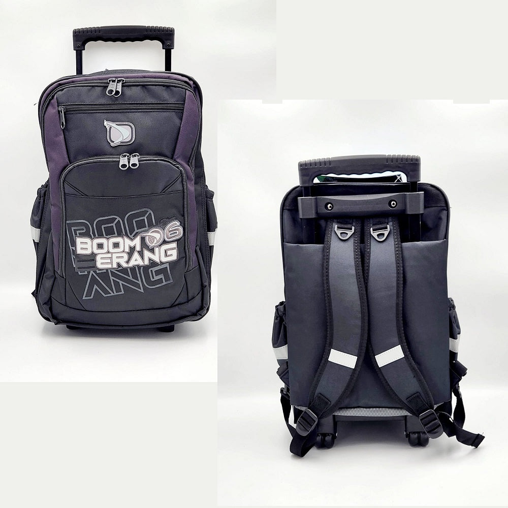 S-539-Grey Nylon Large Trolley Backpack - BAG 1502