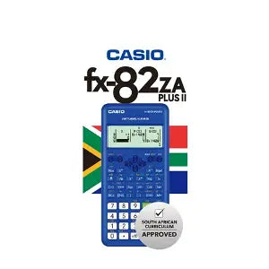 Casio FX-82ZA Plus II Scientific Calculator - fx-82 za plus 2- Blue