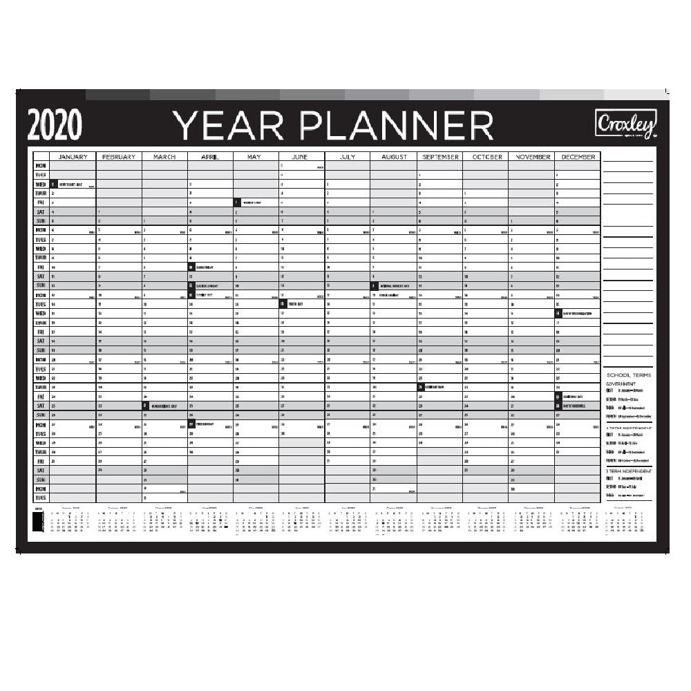 Croxley Year Planner A1 with Marker - PLAN 0030