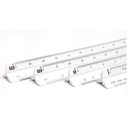 Faber-Castell School -Woodwork and Metalwork Scale Ruler 2:1 1:1 1:2 1:5 1:10 1:20 (153-2) - A170PE30