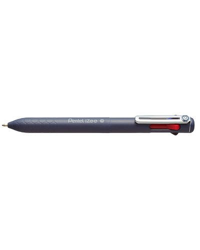 Pentel Izee 1.0mm Ballpoint Pen Deep Blue Body 4 In 1 - A/B/C/D