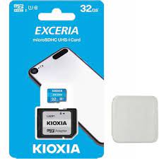 Kioxia 32GB 100Mb/s MicroSD Card C10 Exceria - sd 32
