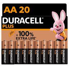 Duracell Plus AAA Alkaline Batteries, 1.5V  20 Pack