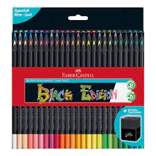 Faber-Castell Black Edition Colour Pencil Sets Box Of 50 - BTSPCL 386