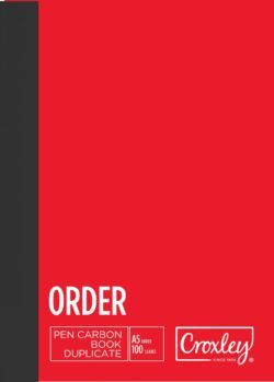 Croxley JD22PS A5 Order Pen Carbon Book Duplicate - P/C 138