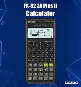 Casio FX-82ZA Plus II Scientific Calculator - fx-82 za plus 2-black