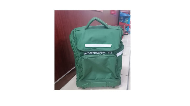 Boomerang Rolling Backpack in a green scheme - 1810