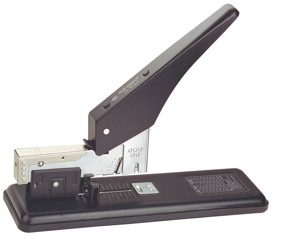 Kangaro HD 23S24 Heavy Duty Metal Stapler, Black