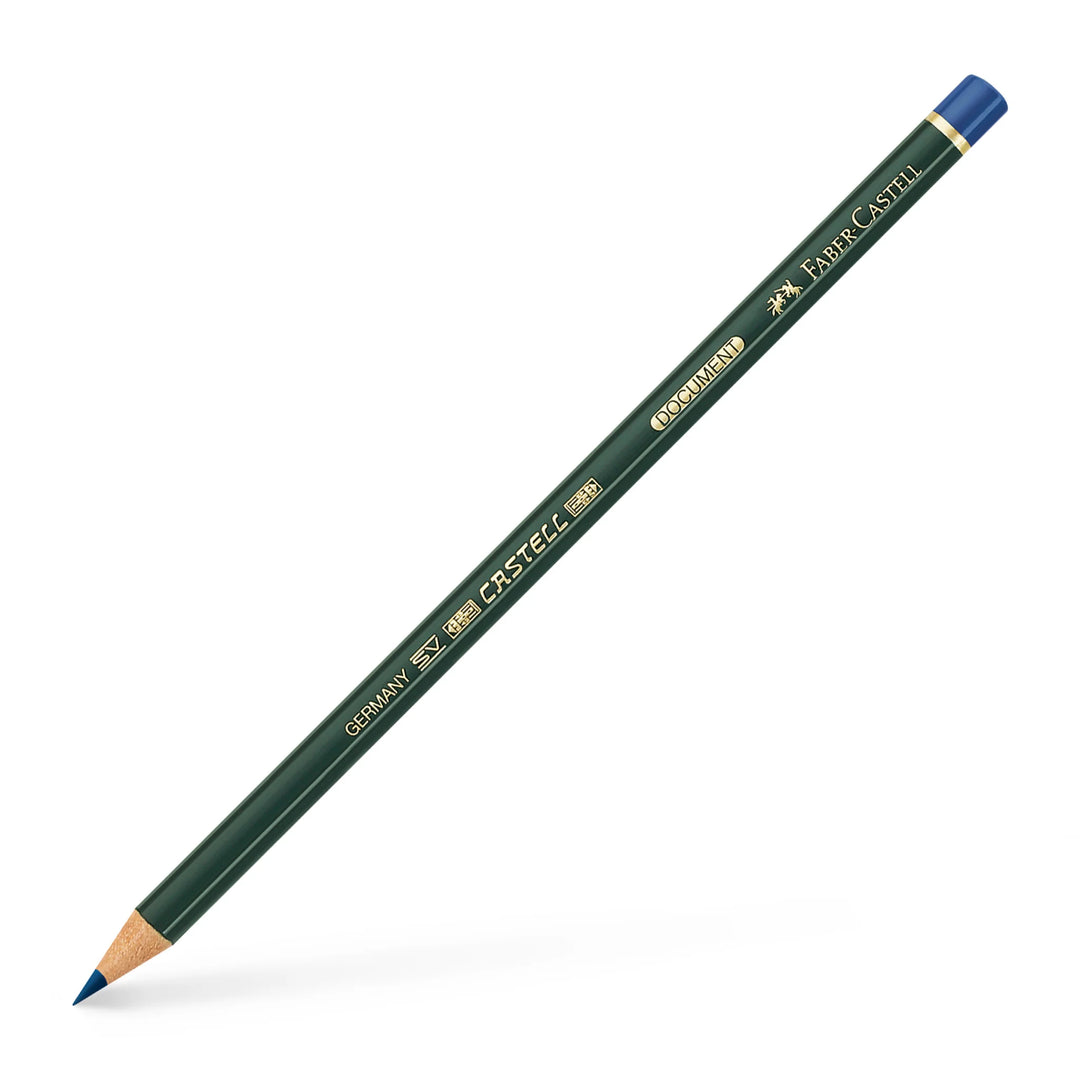 Faber-Castell Document 9610 Indelible Pencil Blue Box Of 12 - A119151