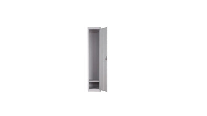 Single door locker - 1 Compartment Locker Height: 1800 mm Width: 305 mm Depth: 450 mm
