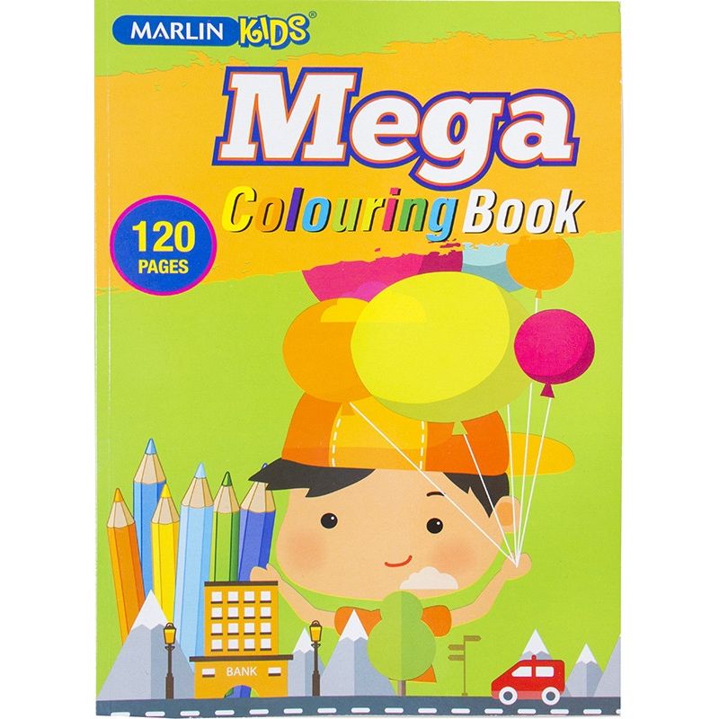 Marlin Kids Mega Colouring Books 120 Page - COL 0012