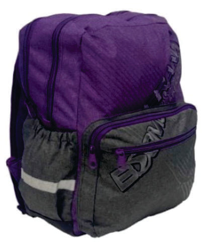 Boomerang Large Melange Backpack Purple/Grey - BAG 171