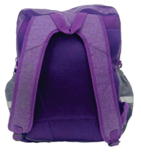 Boomerang Large Melange Backpack Purple/Grey - BAG 171