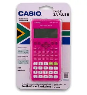 Casio FX-82ZA Plus II Scientific Calculator - fx-82 za plus 2- Pink