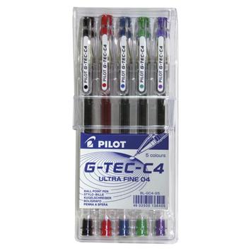 Pilot G-Tec C4 Wallet of 5 - BL-GC4-S5