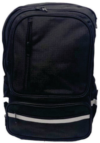 School Mate Laptop Division Backpack (BLACK) - BAG 176BLACK