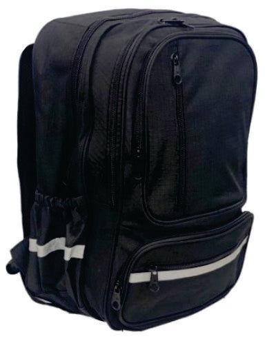 School Mate Laptop Division Backpack (BLACK) - BAG 176BLACK