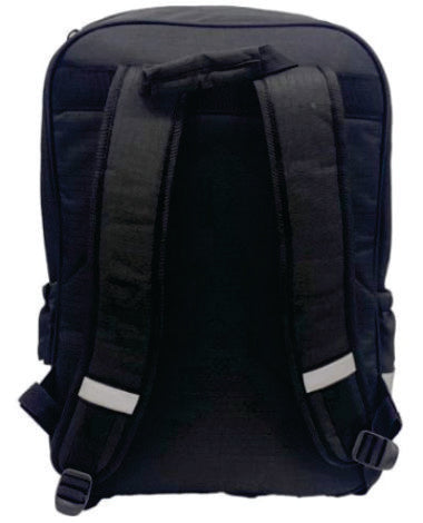 School Mate Laptop Division Backpack (BLACK) - BAG 176BLACK