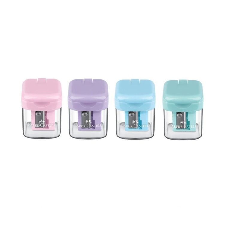 Faber-Castell Polybag Mini Box Pastel Cols Sharpener X 2Pcs - AP381924