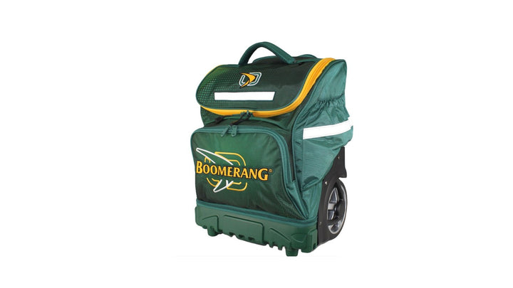 Boomerang Rolling Backpacl xxl in a green and yellow - 1811