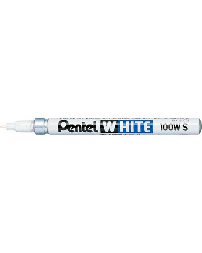 Pentel Fine Bullet White Marker