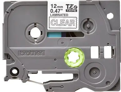 TZc-135 12mm white on clear tape