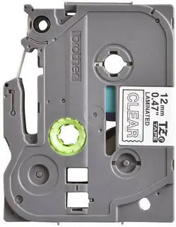 TZc-135 12mm white on clear tape