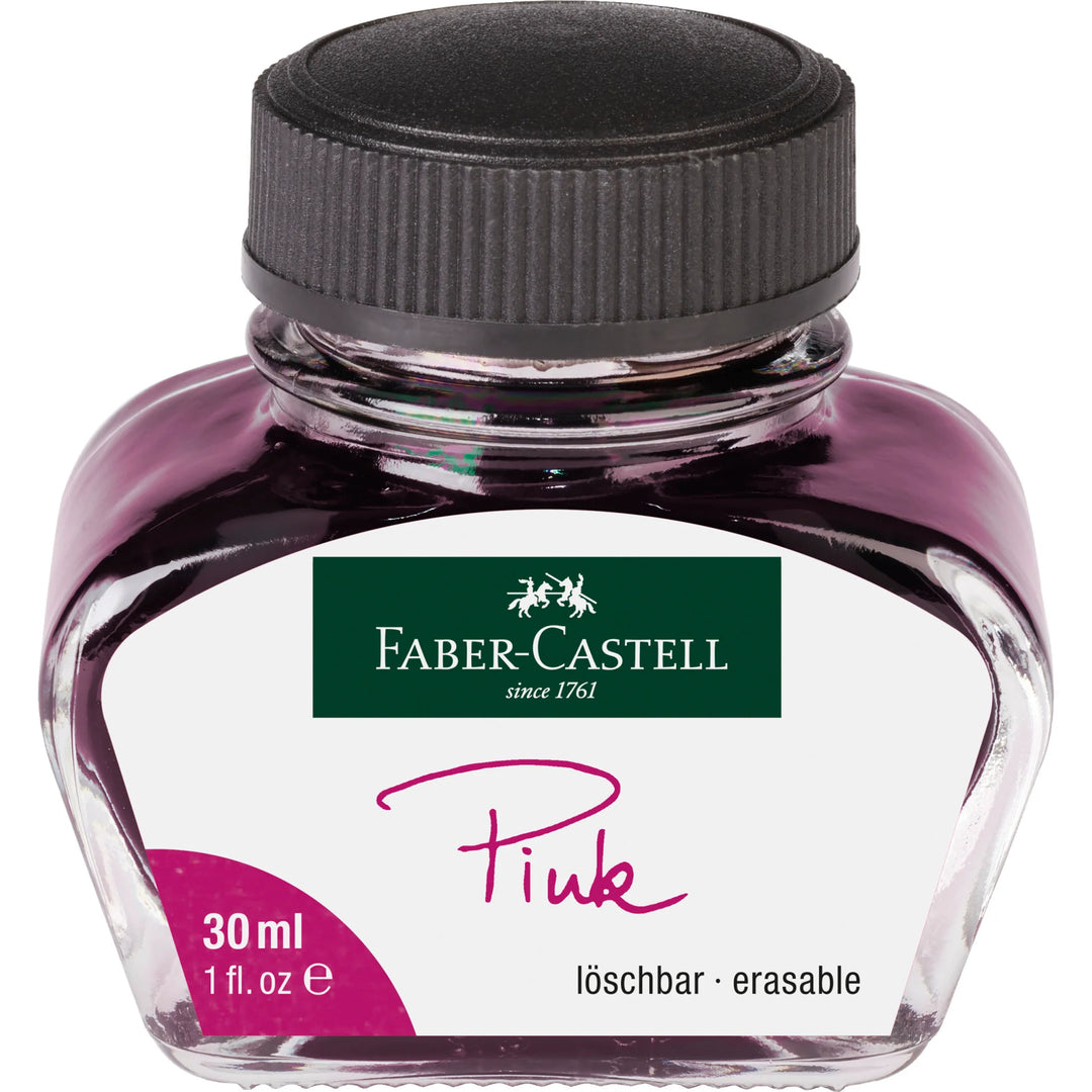 Faber-Castell Erasable Ink Bottle 30ml Pink - A149856