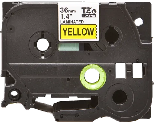 TZc - 661 - Black on yellow 36mm