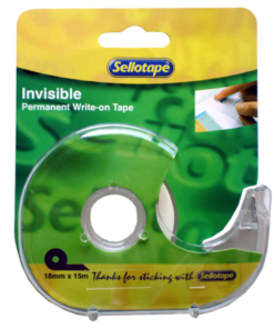 Sellotape Invisible Tape Plus Dispenser 18mmx15m - TAP 001
