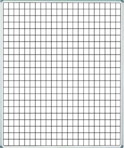 Parrot Educational Board Magnetic Whiteboard (1220*920 - White Squares - Side Panel - Option A) - ED1268