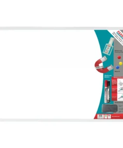 WHITEBOARD SLIMLINE MAGNETIC 900*600MM RETAIL - 0