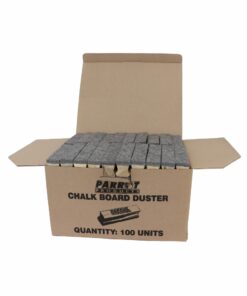 Parrot Chalk Board Wood Duster (150*35mm - Boxed 100 - Grey)
