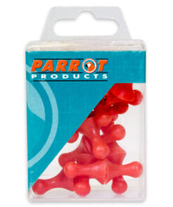 Parrot Magnet Map Pins (25 Box - Size:16mm - Red) - BA0915R