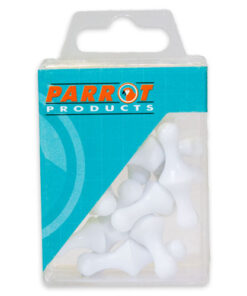 Parrot Magnet Map Pins (25 Box - Size:16mm - White) - BA0915W
