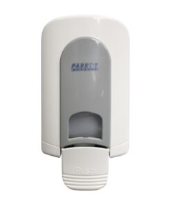 Parrot Janitorial Wall Mounted Soap Dispenser (Manual - 500ml - White/Grey - Gel Pump) - JA0501DG