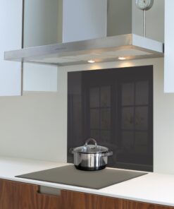 Parrot Metallic Black Hob Splashback (598 x 650 x 6mm) - SB6065MB