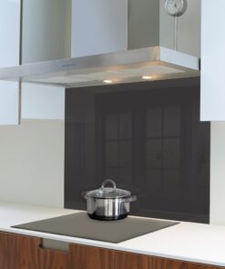 Parrot Metallic Black Hob Splashback (898 x 700 x 6mm) - SB9070MB