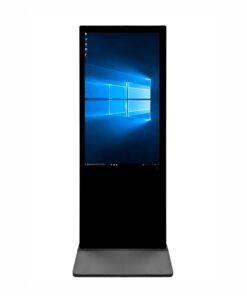 Parrot Touch LED - 43 Inch Touch Standing Kiosk (Black) - IWS1043
