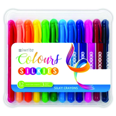 IWRITE Colours Silkies Extra Soft Crayons - CRA 0220
