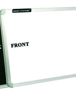 Magnetic Whiteboard A4 Double Sided White Board and Chalk Board - W/B BOARD