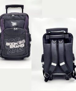 S-539-Grey Nylon Large Trolley Backpack - BAG 1502