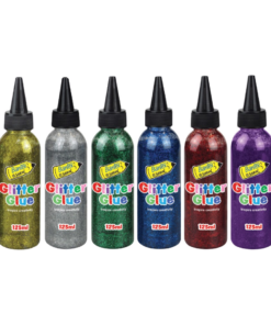 Bantex @ School Glitter Glue 125ml Bottles Assorted Colours - BKR972382