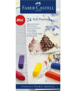 Faber-Castell Soft Pastels Mini Cardboard Wallet Of 24 - A128224