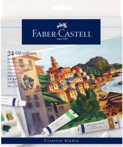 Faber-Castell Oil Colours Cardboard Wallet Of 24, 24x 9 ml Tubes - A379524