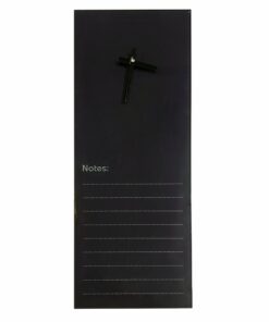 Parrot Glass Clock With Notes (200 x 580mm)